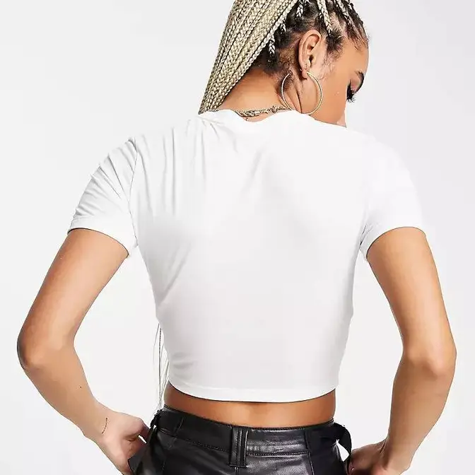 nike swoosh crop t shirt
