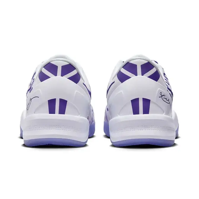 nike air force hyperfuse white and gold blue black Purple Back