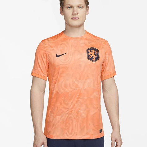 Nike Netherlands 2023 Stadium Home Men's azul Nike Dri-FIT Football Shirt