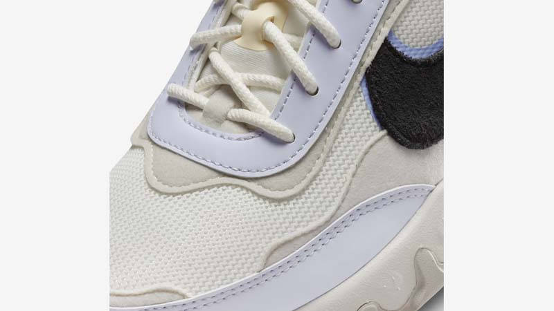 Nike React Revision Summit White Black Closeup