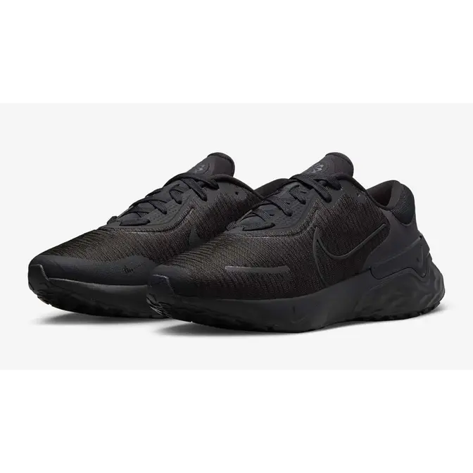 nike renew run womens black