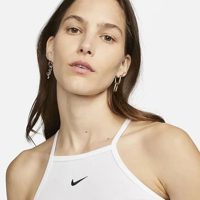 Nike Sportswear Essentials Ribbed Tank Top | Where To Buy | DV7960-100 ...