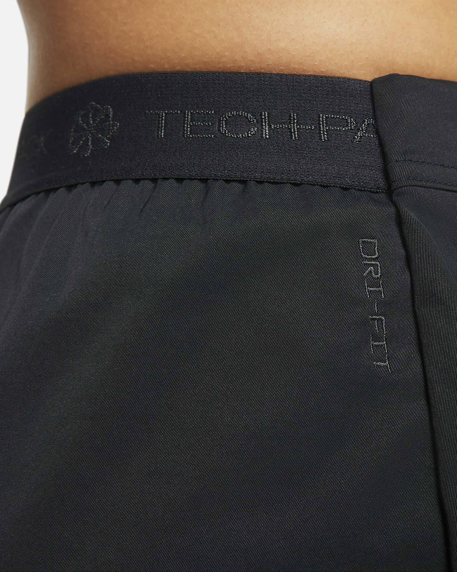 Nike Sportswear Tech Pack Mid-Rise Skort Black Closeup