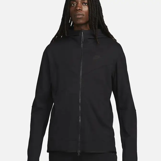 Nike Tech Fleece Lightweight Full-Zip Hooded Jacket Black Feature