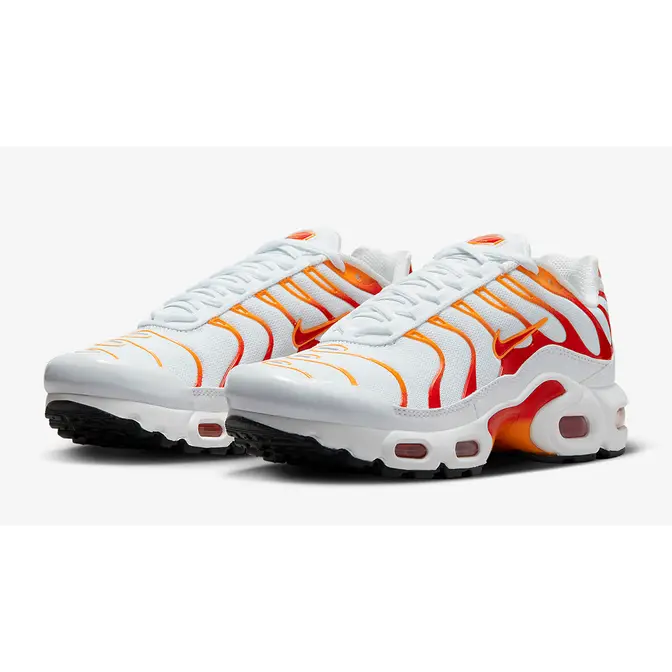 Classificatie rijk As Nike TN Air Max Plus GS White Orange Red | Where To Buy | FN3857-100 | The  Sole Supplier