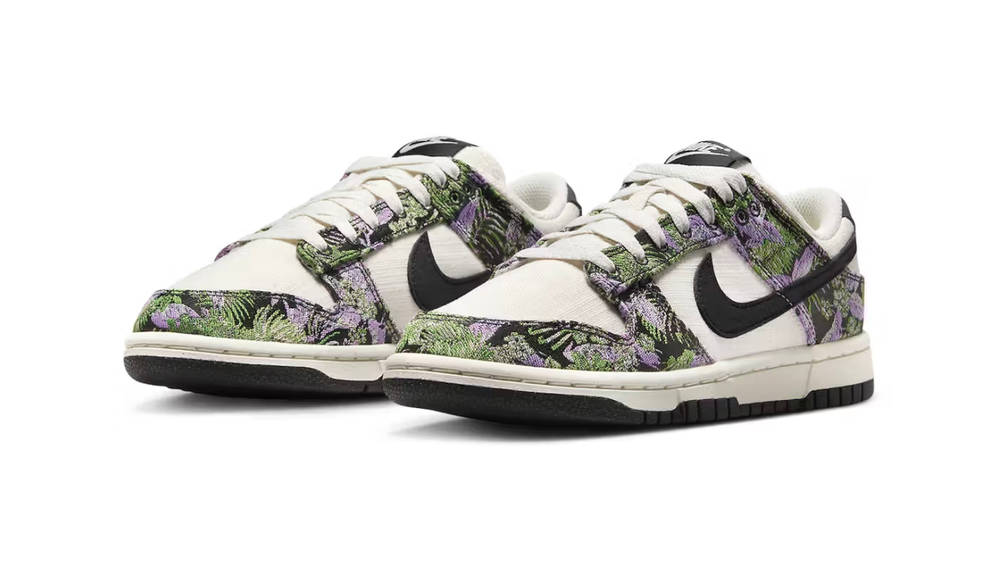 Image via Nike Bloom into Style with the Nike Dunk Low Next Nature "Floral Tapestry"