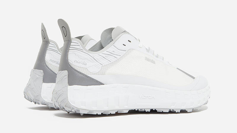 norda 001 White Grey 001-WHT Back