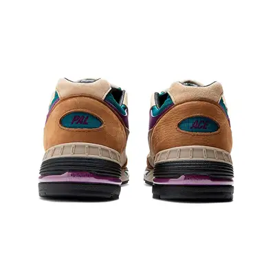 Sneakers and shoes New Balance 57 40 sale Teal Tan Multi M991PAL Back