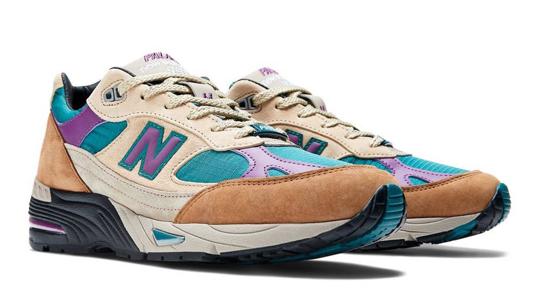 Palace x New Balance 991 Teal Tan Multi | Where To Buy | M991PAL