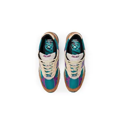 Sneakers and shoes New Balance 57 40 sale Teal Tan Multi M991PAL Top