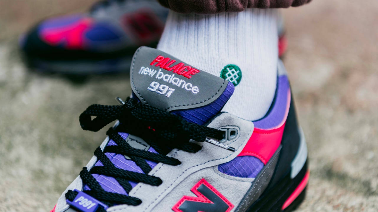 A Closer Look at the Palace x New Balance 991 Collaboration