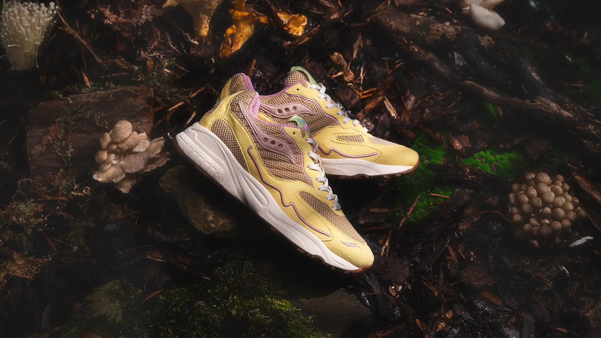 Saucony Introduces New Sustainably-Made SS23 “Mushroom Pack”
