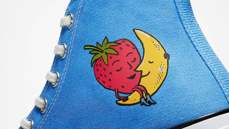 Sky High Farm Workwear x Converse Chuck 70 High University Blue Multi A03327C Detail 2