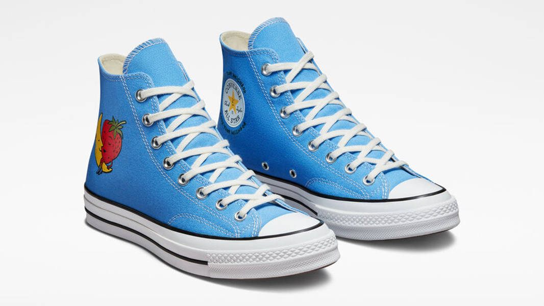 Sky High Farm Workwear x Converse Chuck 70 High University Blue Multi A03327C Side