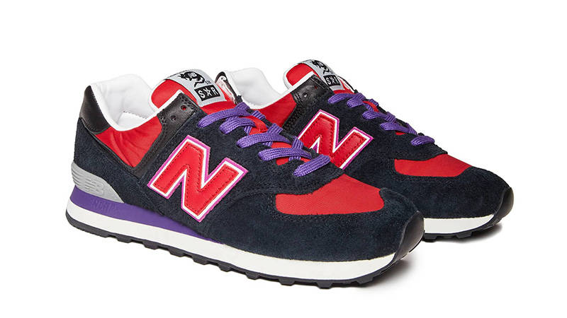 Stray Rats x New Balance 574 Black Red | Where To Buy | ML574RAE