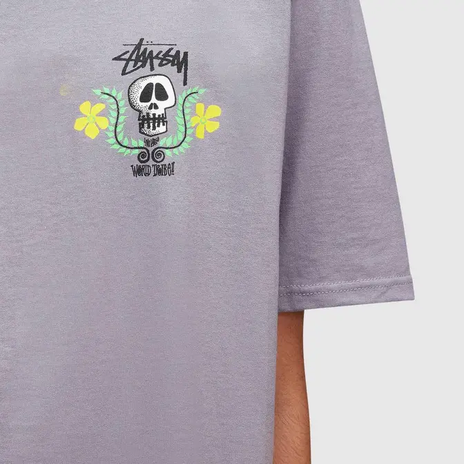 Stussy skull discount crest tee