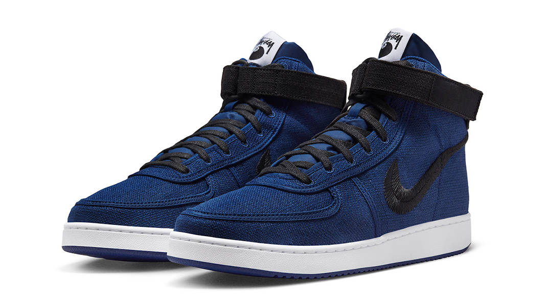 Stüssy x Nike Vandal High Royal Blue | Where To Buy | DX5425-400