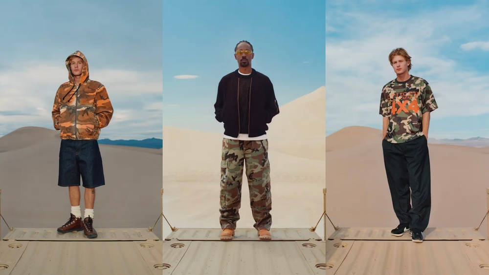 Image via Stüssy Camouflage Prints Decorate Stüssy's Summer 2023 Lookbook