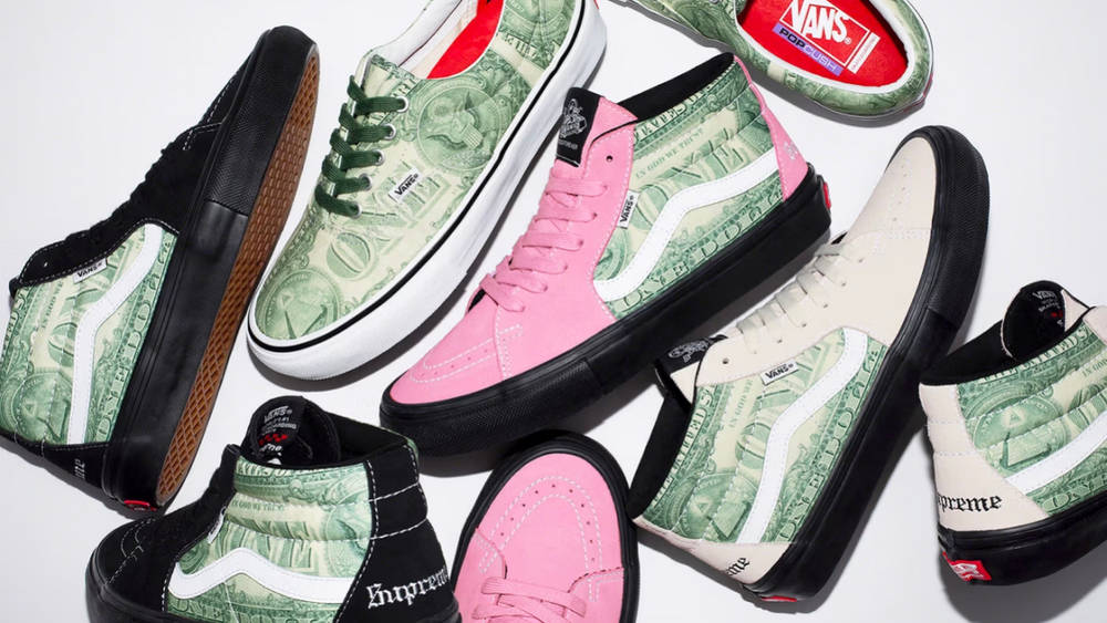Image via Supreme Supreme x Vans Rework the Skate Grosso Mid for Spring 2023