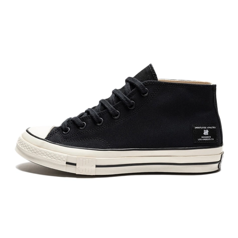 UNDEFEATED x original Converse Chuck 70 Mid Black Natural Ivory A00673C