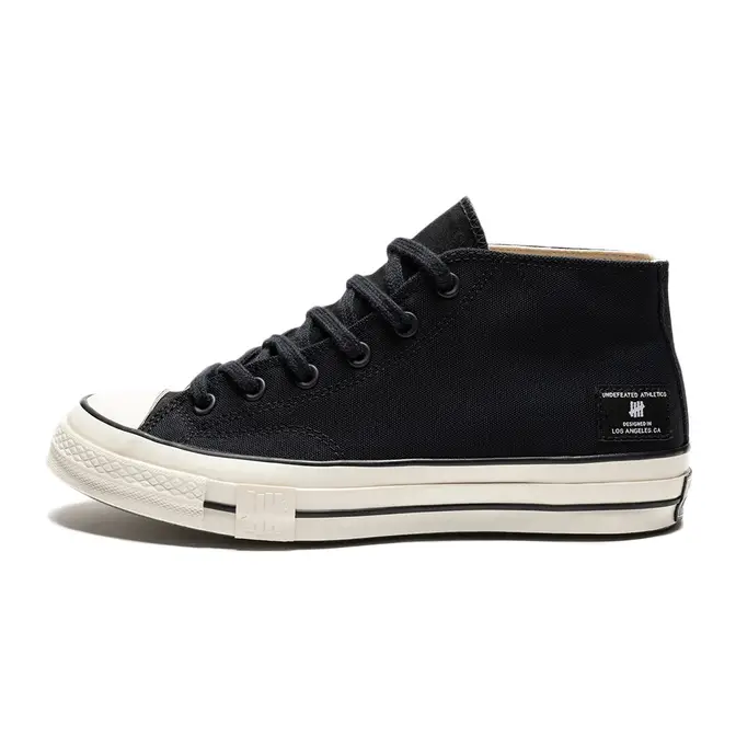 Undefeated X Converse Chuck 70 Mid Black Natural Ivory Where To Buy A00673c The Sole Supplier 