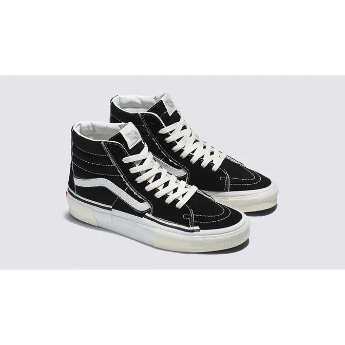 Black and deals white sk8 hi's