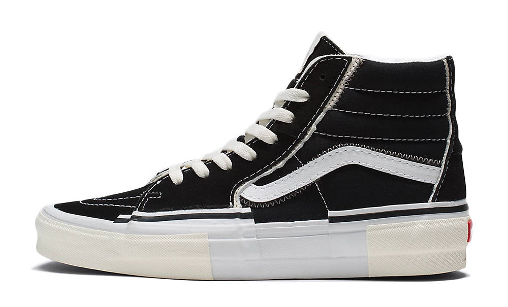 Vans SK8-Hi Reconstruct Black White | Where To Buy | VN0005UK6BT | The ...