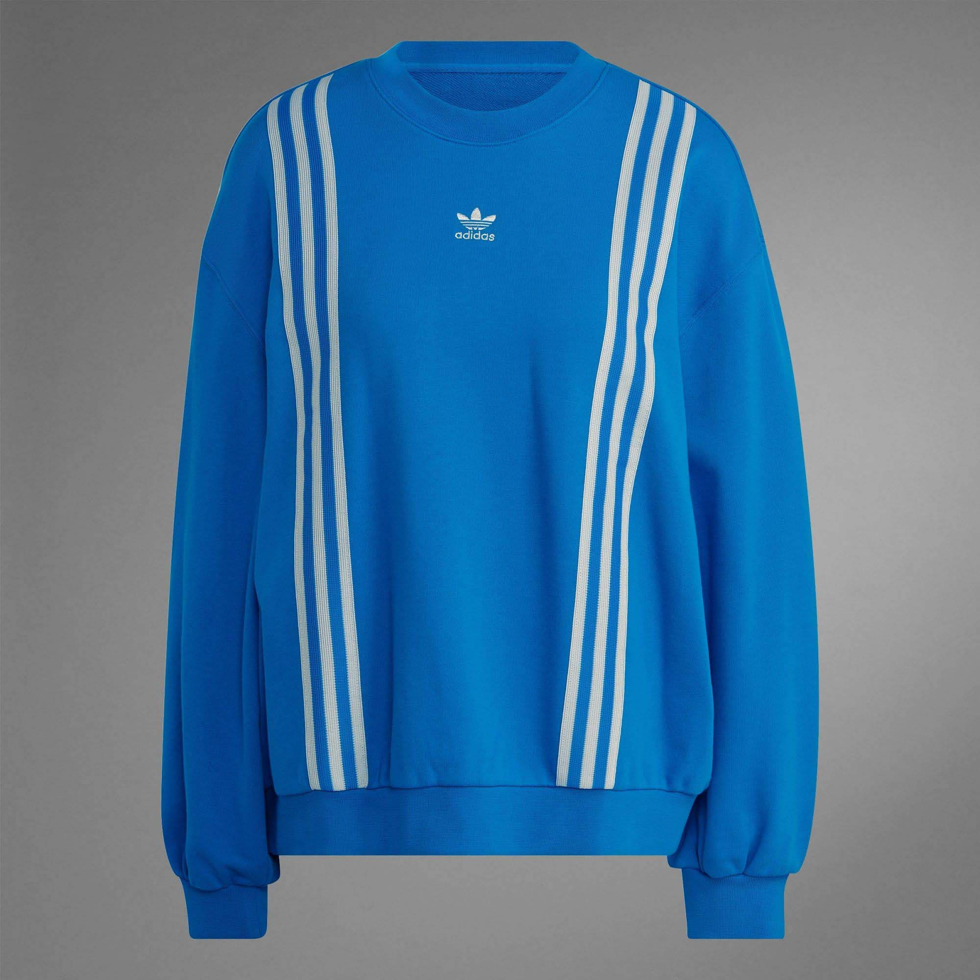 adidas Adicolor 70s 3-Stripes Sweatshirt Blue Bird