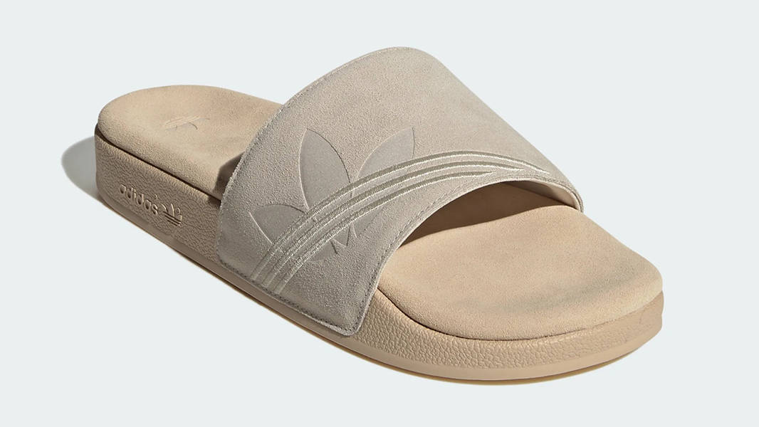 adidas Adilette Premium Slide White Sand IG7488 Side