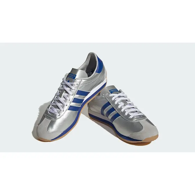 adidas Country OG Matte Silver Blue IE4230 Front