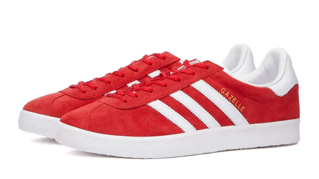 adidas Gazelle 85 Scarlet White Gold IG0455 Side