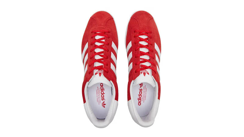 adidas Gazelle 85 Scarlet White Gold IG0455 Top