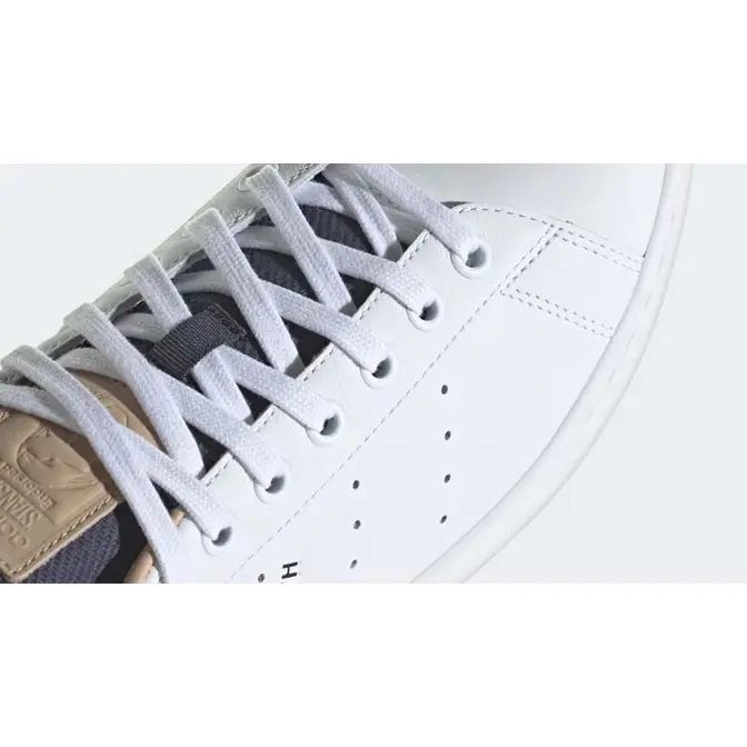 adidas Stan Smith White Magic Beige Closeup