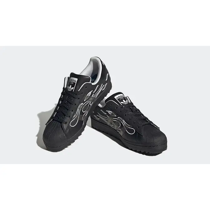 ★人気★ NSRC X ADIDAS ORIGINALS SUPERSTAR RIPPLE adidas SUPERSTAR RIPPLE NSRC CBLACK/TRANSL/FTWWHT | atmos