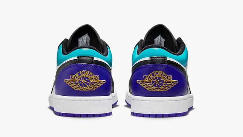 purple and green retro jordans