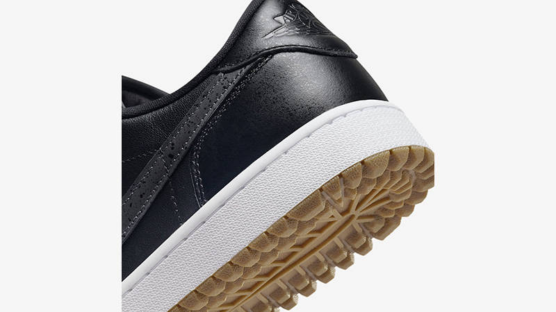 Air Jordan 1 Low Golf Black Gum heel