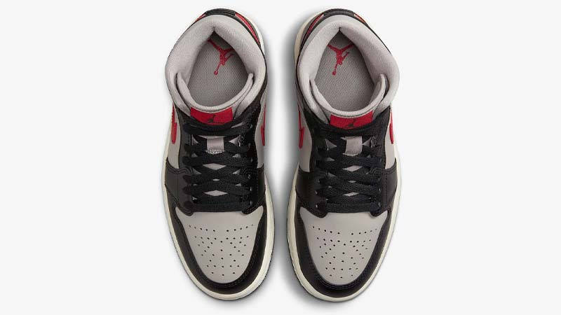 Air Jordan 1 Mid Black College Grey Middle