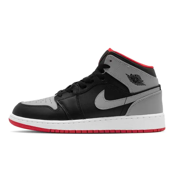 Air Jordan 1 Mid GS Black Grey Red Where To Buy DQ8423 006 The Sole Supplier