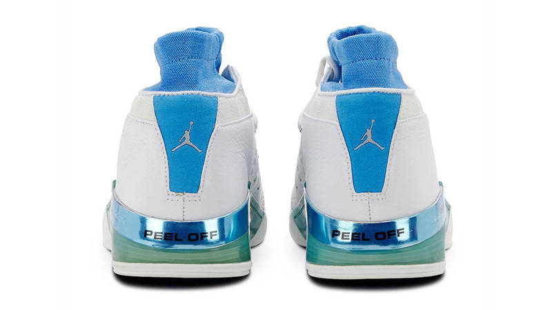 Air Jordan 17 Low University Blue Carolina back