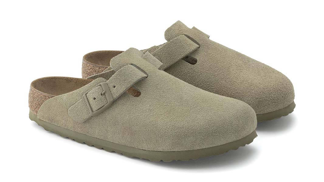 Birkenstock Boston Faded Khaki Front