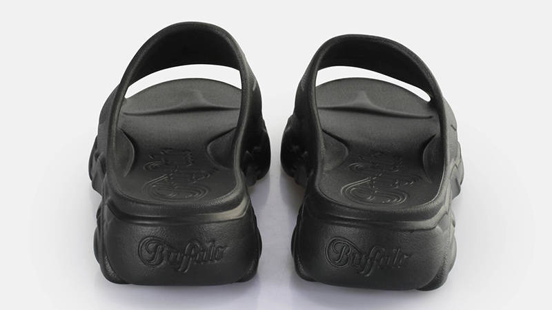Buffalo CLD Slides Black 1622260 Back