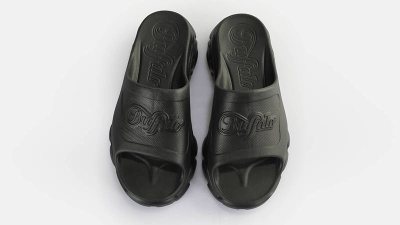 Buffalo CLD Slides Black 1622260 Top