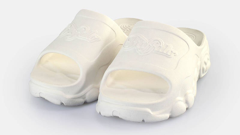 Buffalo CLD Slides White 1622261 Front