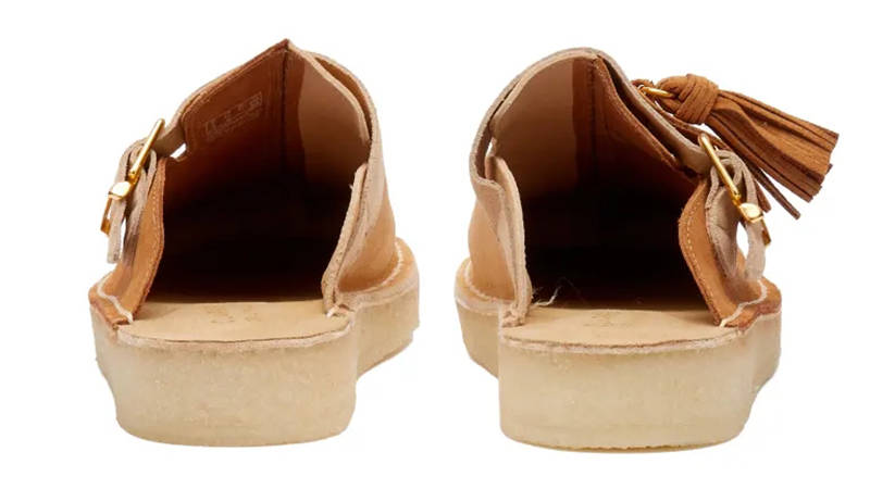 Clarks Originals Trek Mule Light Tan 26169975 Back