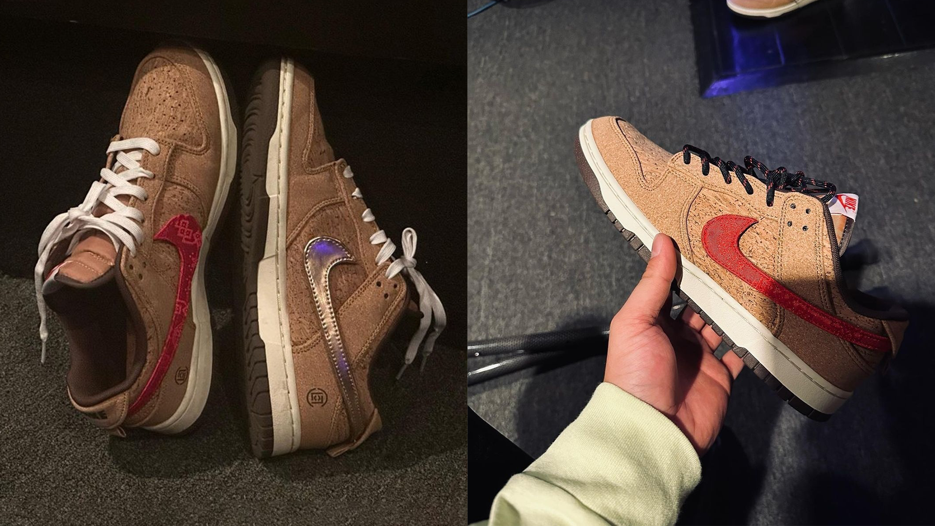 Edison Chen Shares a Look At the CLOT x Nike Dunk Low "Cork"