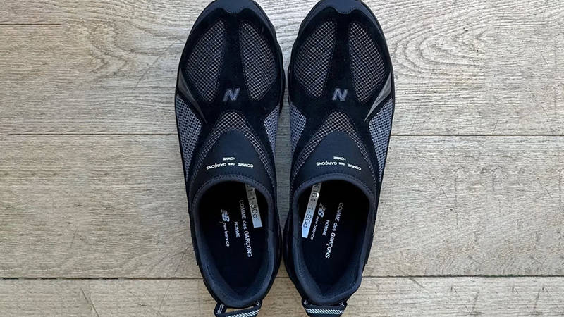 COMME des GARÇONS HOMME x New Balance 610 Triple Black Top