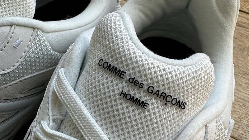 COMME des GARÇONS HOMME x New Balance 610 Triple White Detail