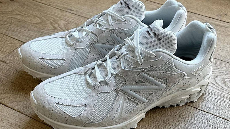 COMME des GARÇONS HOMME x New Balance 610 Triple White Side