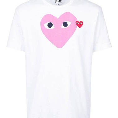x JW Anderson Play Double Heart Logo T-Shirt