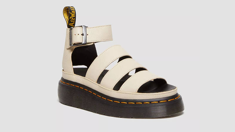 Dr. Martens Clarissa 2 Platform Sandals Beige 30745292 Front